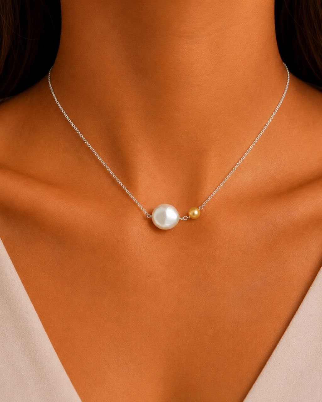 Baroque Duo Necklace