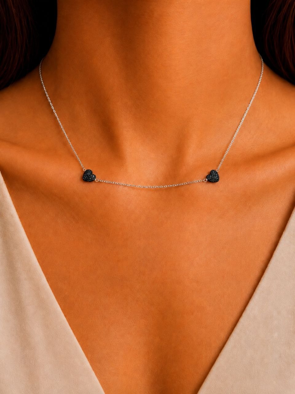 Twin Heart Necklace
