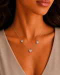 Triple Heart Necklace