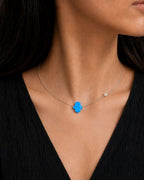 Pearl Hamsa Necklace