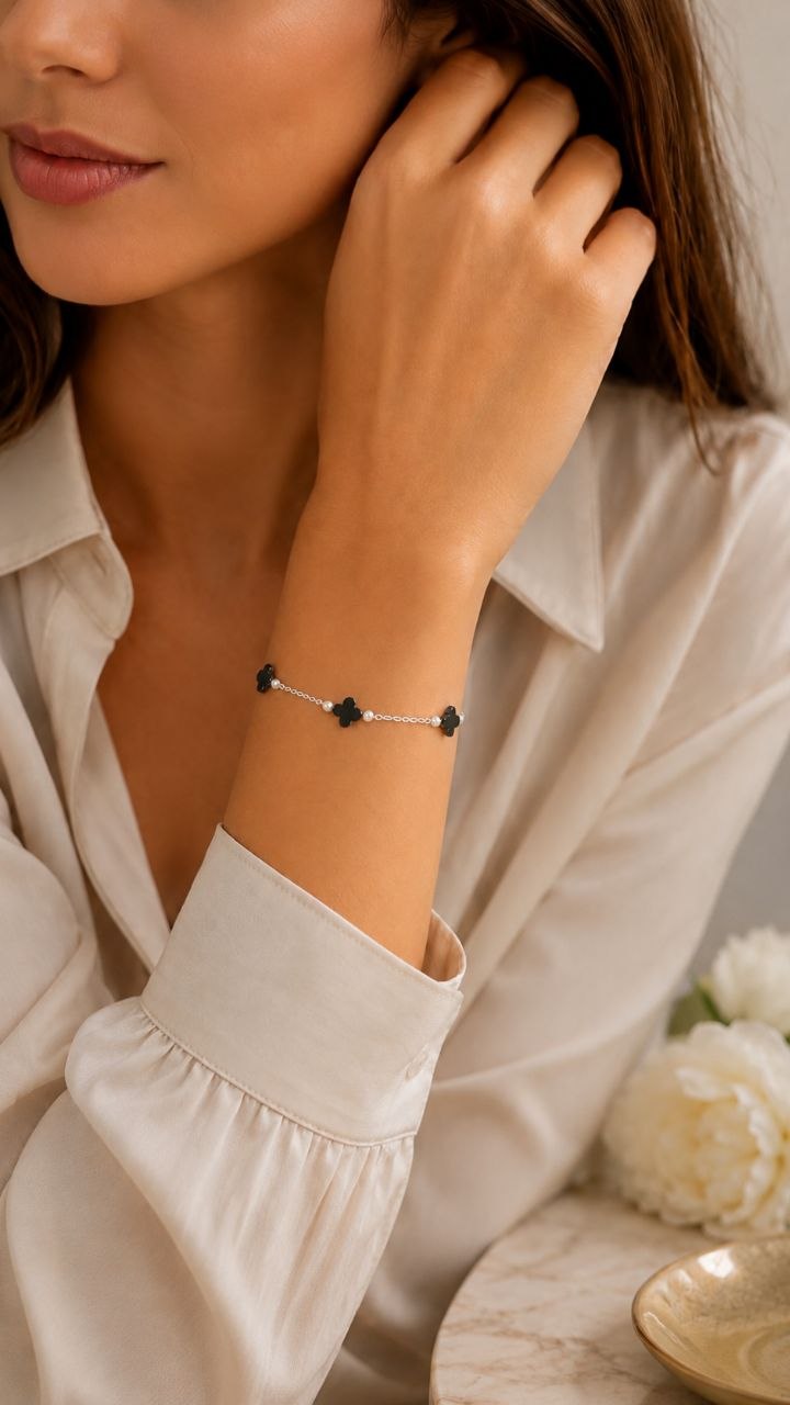 Midnight Blossom Bracelet